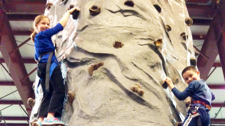 Rock Climbing For Kids At California Family Fitness