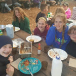 Spagetti Dinner At Camp