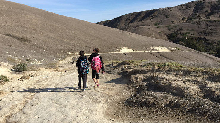 Hiking Santa Cruiz Island