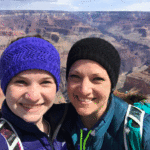 Natalie and Jennifer Bourn Hiking
